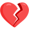 Broken Heart emoji on Messenger